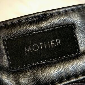 MOTHER Brand Black Leather THE INSIDER ANKLE Faux Show Vegan Leather Pants 28